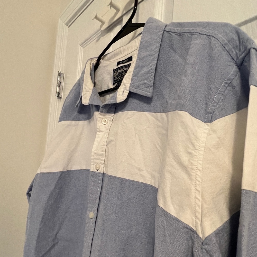 AMERICAN RAG CIE Men's Color Blocked Oxford Button Down Shirt Size XXL - Picture 6 of 9